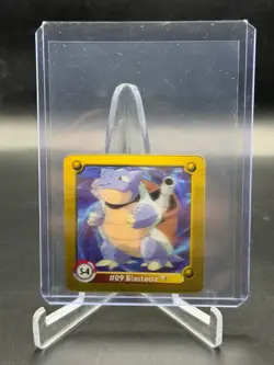 1999 Pokemon Action Flipz Blastoise Series One 3-D Chase #S-4 WC - Image 1
