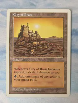City of Brass - LP - Magic: The Gathering 5th Edition - Regular - Image 1