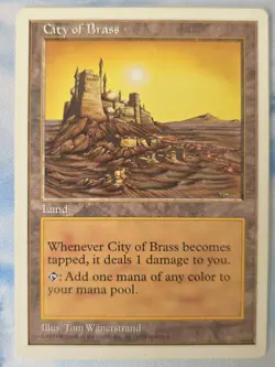 City of Brass - LP - Magic: The Gathering 5th Edition - Regular - Image 5