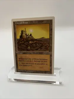 City of Brass 5th Edition 1997 Excellent Mtg Magic The Gathering Tom Wanerstrand - Image 3