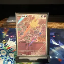 Pokemon TCG Milcery 152/142 Stellar Crown Illustration Rare - Image 1