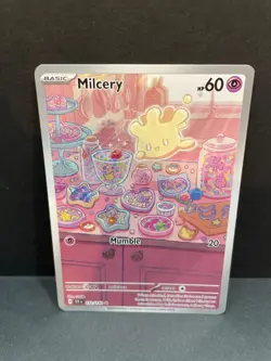 Milcery 152/142 Pokemon TCG Stellar Crown Illustration Rare Holo - Image 1