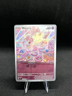 Pokemon TCG Milcery 152/142 Stellar Crown Holo Illustration Rare Mint Condition - Image 1