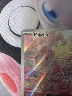 Pokemon TCG Milcery 152/142 S&V Stellar Crown Illustration Rare Holo NM - Image 4