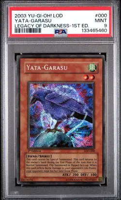 Yata-Garasu LOD-000 Legacy of Darkness 1st Edition PSA 9 Brand new cert! - Image 1