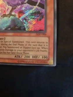 2003 Yu-Gi-Oh! Legacy of Darkness 1st Edition Yata-Garasu #LOD-000 - Image 3