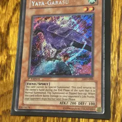 Yata-Garasu LOD-000 Legacy of Darkness 1st Edition Light Played Secret Rare Holo - Image 3