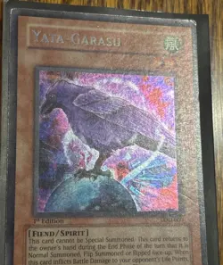 Yata-Garasu LOD-000 Legacy of Darkness 1st Edition Light Played Secret Rare Holo - Image 4
