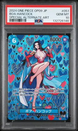 2024 ONE PIECE JPN EMPERORS IN THE NEW WORLD SPECIAL ALT ART BOA HANCOCK PSA 10 - Image 1