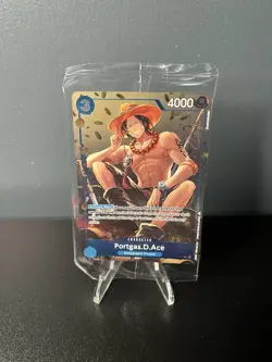 One Piece TCG: Portgas D. Ace P-074 Promo Tin Pack Set Vol. 2 Sealed English - Image 1
