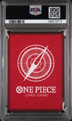 2025 ONE PIECE OP13-CARRYING ON HIS WILL ALTERNATE ART MONKEY D. LUFFY PSA 10 - Image 2