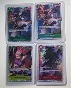 [4] JEWELRY BONNEY MONKEY D. DRAGON 2024 ONE PIECE SECRET RARE Q0847 - Image 1