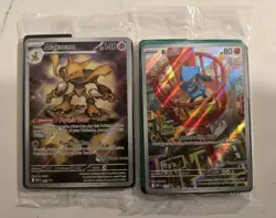 Mega Evolution Alakazam 009 And Riolu 010 Pokemon Center Stamped Promos Sealed - Image 1