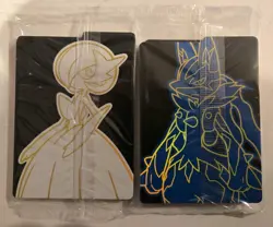 Mega Evolution Alakazam 009 And Riolu 010 Pokemon Center Stamped Promos Sealed - Image 2