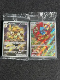 MEGA EVOLUTION Pokemon Center STAMPED Promos Alakazam and Riolu SEALED 2025 ETB - Image 1
