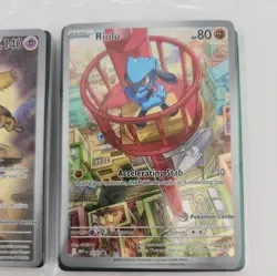 MEGA EVOLUTION Pokemon Center STAMPED Promos Alakazam and Riolu SEALED - Image 3