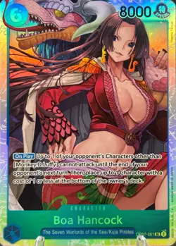 • Boa Hancock • OP07-051 SR 500 Years in the Future Holo Foil One Piece TCG NM - Image 1