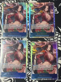 x4 Boa Hancock OP07-051 SR One Piece 500 Years in the Future NM Playset English - Image 1