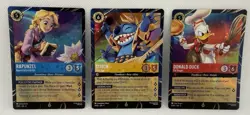 Disney Lorcana Magical Places Stitch Rapunzel Donald Duck EPCOT Promo Cards - Image 1