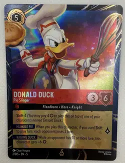 Disney Lorcana Magical Places Stitch Rapunzel Donald Duck EPCOT Promo Cards - Image 2
