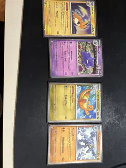 Pokemon TCG Sam's Club 151 4 Mini Tin Promos NM Sleeved And Top Loaded Cosmos - Image 1