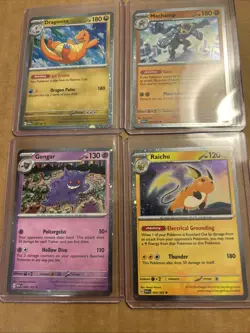 Pokemon TCG Sam's Club 151 4 Mini Tin Promos NM Sleeved And Top Loaded Cosmos - Image 1