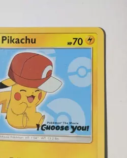 Ash's Pikachu TCG SM113 2017 Promo Card Pokemon 'I Choose You' Movie - Image 5