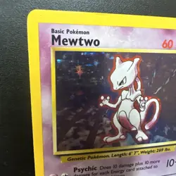 Mewtwo 010/102 Base Set Holo Rare - Vintage Pokemon Card - Image 2