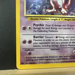 Mewtwo 010/102 Base Set Holo Rare - Vintage Pokemon Card - Image 5
