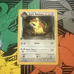 Dark Raticate Team Rocket 1st Edition 51/82 - Image 1
