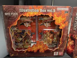 One Piece Card Game: Illustration Box Volume 5 And 6 Lot of 4 Sealed - Image 3
