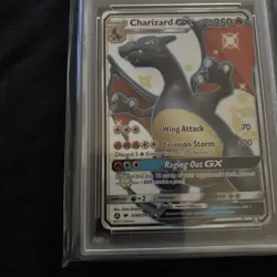 2019 POKEMON SUN & MOON HIDDEN FATES #SV49 FULL ART/CHARIZARD GX PSA 10 - Image 2