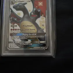 2019 POKEMON SUN & MOON HIDDEN FATES #SV49 FULL ART/CHARIZARD GX PSA 10 - Image 5