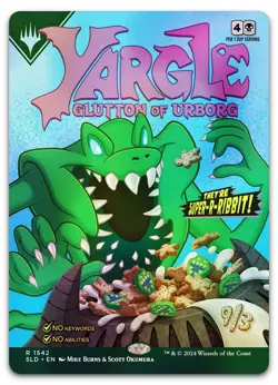 Yargle, Glutton of Urborg #1542 (Foil) (NM) Secret Lair Drop SLD Magic MTG - Image 1