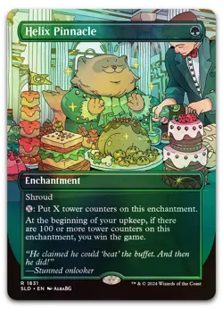 Helix Pinnacle (Rainbow Foil) #1831 (NM) Secret Lair Drop SLD Magic MTG - Image 1