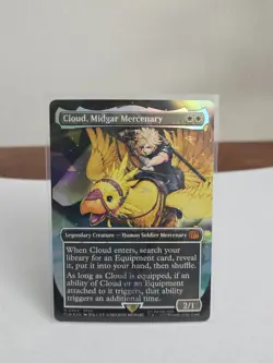 Cloud, Midgar Mercenary (Borderless) (Chocobo Track Foil) Final Fantasy Foil - Image 1