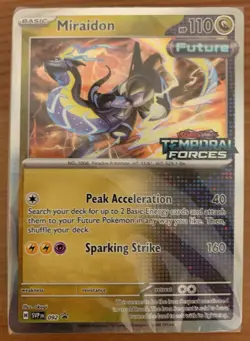 Miraidon SV092. Temporal Forces Pokemon Prerelease Promo Sealed Cards - Image 1