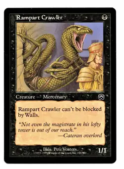 Magic the Gathering MTG Card: Rampart Crawler Mercadian Masques 156/350! NM - Image 1