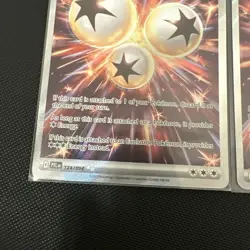 Pokemon TCG Phantasmal Flames Ignition Energy 124/094 Full Art Rare Card X2 - Image 5