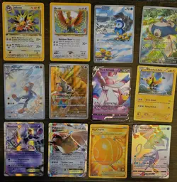 Pokemon 12 Card Lot. Holo 1st Edition Jolteon. Neo Ho-oh. Libre Pikachu. Illustr - Image 1