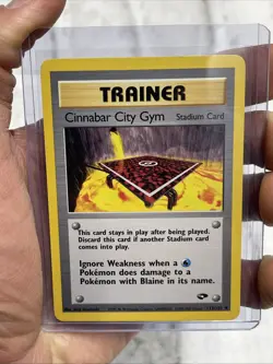 CINNABAR CITY GYM - 113/132 - Gym Challenge - Pokemon Card - NM/MT Uncommon WOTC - Image 1