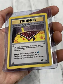 CINNABAR CITY GYM - 113/132 - Gym Challenge - Pokemon Card - NM/MT Uncommon WOTC - Image 2