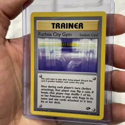Pokemon Fuchsia City Gym - Gym Challenge 114/132 LP+ Vintage Vtg Pokemon Card - Image 2