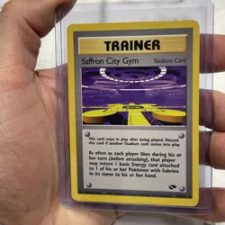 Saffron City Gym 122/132 Gym Challenge-Unlimited - Vintage Pokemon Card TCG NM - Image 2