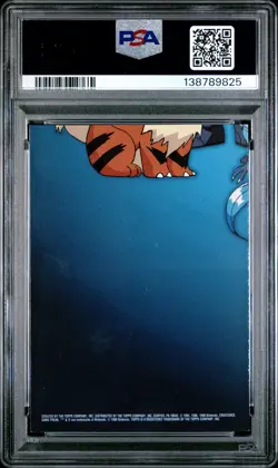 1999 TOPPS POKEMON SERIES 1 CHARACTER CARDS FOIL #TV11 MEOWTH PSA 8 - Image 2