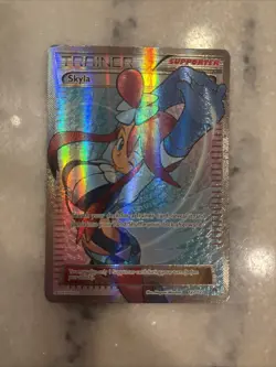 Pokemon TCG Skyla Breakpoint Holo Full Art Ultra Rare Trainer Card 122/122 NM - Image 2