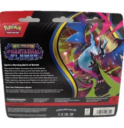 Pokemon TCG Phantasmal Flames 3-Pack Blister with Sneasel Promo Card NEW, SEALED - Image 2