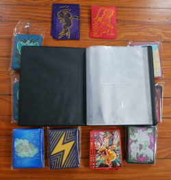 Pokemon Card Sleeves Packs and binder lot cards - Image 2