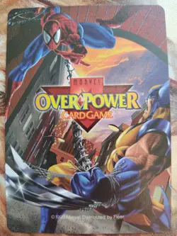 OverPower PowerSurge Marvel Fleer 1995 Beast Acrobatics Special Card LP - Image 2