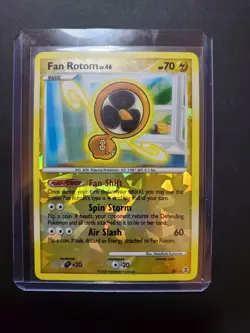 Fan Rotom lv.46 RT1/6 Rising Rivals Reverse Holo Pokemon Card NEAR MINT NM - Image 1